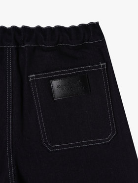 ENFANT ベビー ベビー デニムバミューダパンツ ネイビー