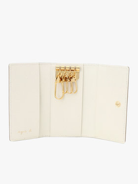 VOYAGE ウィメンズ バッグ＆ウォレット レザー キーケース "Petit b." EW13Bー06 ベージュ