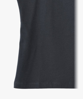 FEMME ウィメンズ メッセージプリント コットン 半袖 Tシャツ "Ciao" グレー