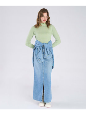 To b. by agnès b. To b. by agnes b. x RED CARD TOKYO Denim Long SK ロングデニムスカート ライトブルー