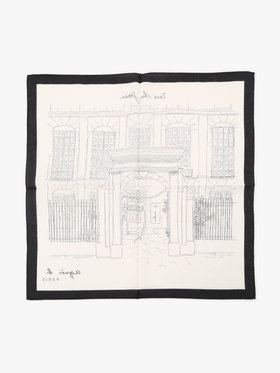 FEMME ウィメンズ ハンカチ ”Rue du Jour” ブラック