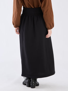 To b. by agnès b. 【Outlet】WW46 JUPE パフィーニットスカート ブラック