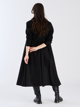 To b. by agnès b. 【Outlet】ロングスリーブシャツドレス ブラック