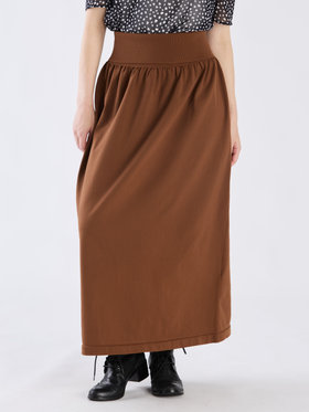 To b. by agnès b. 【Outlet】WW46 JUPE パフィーニットスカート ブラウン