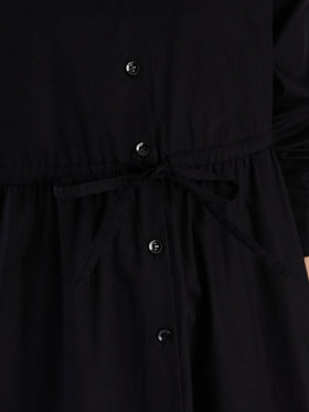 To b. by agnès b. 【Outlet】ロングスリーブシャツドレス ブラック
