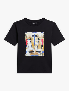 ENFANT ガールズ SEG7 E TS キッズ Tシャツ ブラック