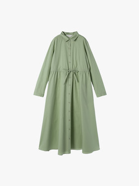 To b. by agnès b. 【Outlet】ロングスリーブシャツドレス グリーン系その他