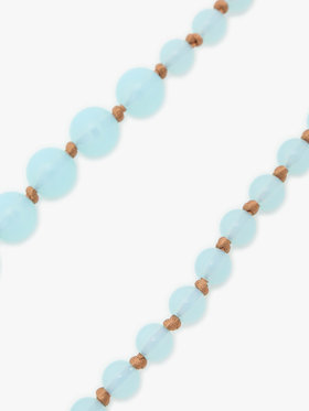 To b. by agnès b. 【Outlet】ビーズ モバイル ショルダーストラップ ブルー