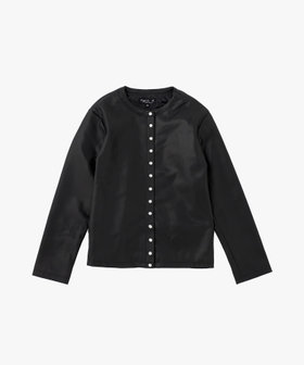 ENFANT ユニセックス キッズ 長袖 カーディガンプレッション ブラック