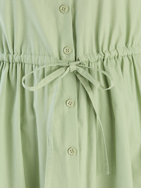 To b. by agnès b. 【Outlet】ロングスリーブシャツドレス グリーン系その他