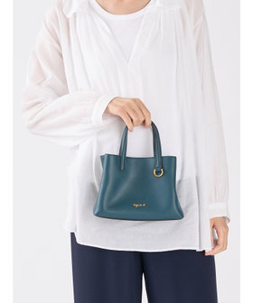 VOYAGE ウィメンズ バッグ＆ウォレット レザー 2way スモール トートバッグ "Christelle" ABS01-02 グリーン