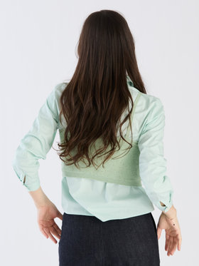 To b. by agnès b. 【Outlet】スパングルニットキャミ グリーン系その他