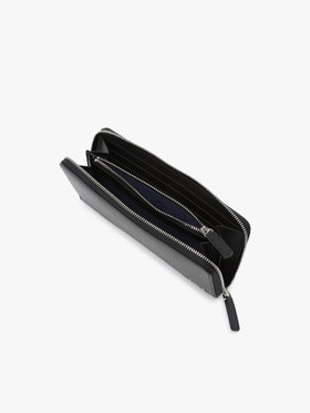 VOYAGE メンズ バッグ＆ウォレット レザー ラウンドジップ ロングウォレット ABH05-03 ブラック