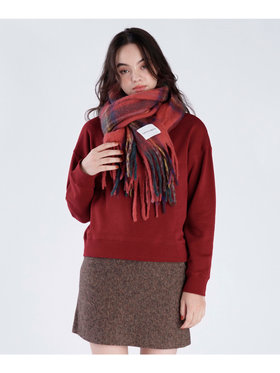 To b. by agnès b. タータンチェック マフラー レッド