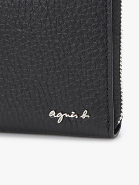 VOYAGE メンズ バッグ＆ウォレット レザー ラウンドジップ ロングウォレット ABH05-03 ブラック