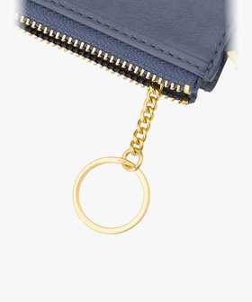 VOYAGE ウィメンズ バッグ＆ウォレット レザー フラグメントケース "Nathalie" BBW02-03 ブルー系その他