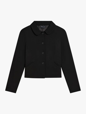 FEMME ウィメンズ ジャージー 長袖 ジャケット "Clarissa" ブラック