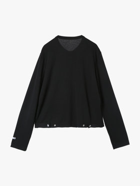 FEMME ウィメンズ W agnes b.×HH LIFA Merino Cardigan Pressions ブラック