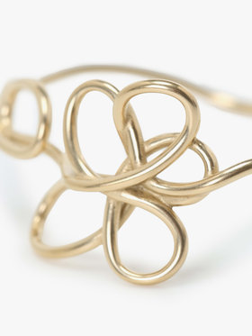 To b. by agnès b. 【Outlet】フラワー バングル ゴールド