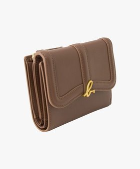 VOYAGE ウィメンズ バッグ＆ウォレット レザー 三つ折り ウォレット"Ingrid" ZAW03-01 ブラウン
