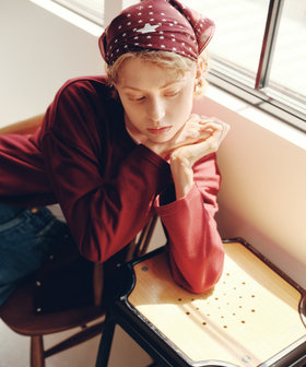 To b. by agnès b. To b. by agnes b.× green label relaxing ビッグ バンダナ ボルドー