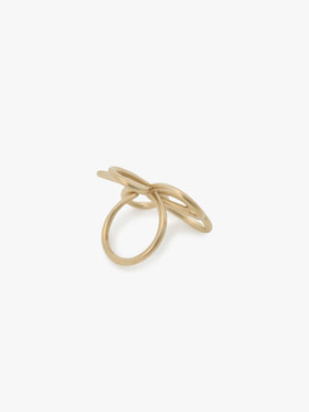 To b. by agnès b. 【Outlet】フラワー リング ゴールド
