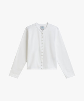 FEMME ウィメンズ CARDIGAN PRESSIONS ホワイト