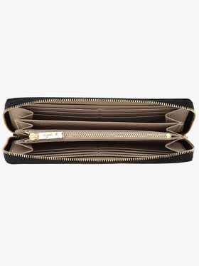 VOYAGE ウィメンズ バッグ＆ウォレット レザー ラウンドジップ ロングウォレット "Erika" QAW05-02 ブラック