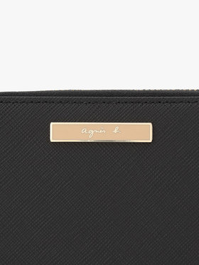 VOYAGE ウィメンズ バッグ＆ウォレット レザー ラウンドジップ ロングウォレット "Erika" QAW05-02 ブラック