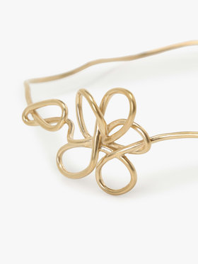 To b. by agnès b. 【Outlet】フラワー チョーカー ゴールド