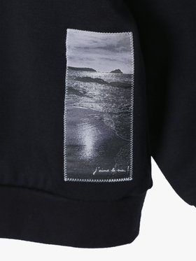 ENFANT ユニセックス K agnes b.×HH LIFA Merino Sweat Crew ブラック