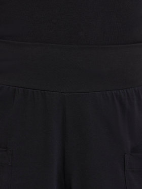 FEMME ウィメンズ コットン ジャージー ワイドパンツ ”New Mathis” ブラック