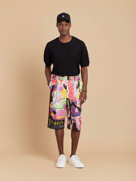 HOMME メンズ 【Outlet】NU10 BERMUDA バミューダパンツ マルチ