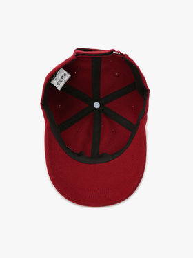 To b. by agnès b. ”To b.”ロゴ刺繍 キャップ レッド