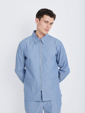 HOMME メンズ UU34 CHEMISE シャツ ブルー系その他