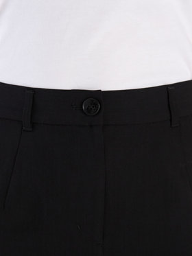 To b. by agnès b. 【Outlet】ワーステッドポリエステルカーゴスカート ブラック