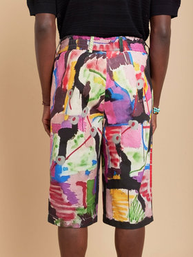 HOMME メンズ 【Outlet】NU10 BERMUDA バミューダパンツ マルチ