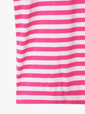 FEMME ウィメンズ agnes b. × HH L/S Marine Border Tee ピンク