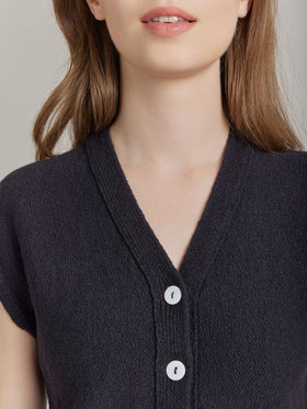 FEMME ウィメンズ 【Outlet】LU49 GILET ジレ ブラック