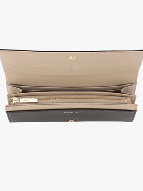 VOYAGE ウィメンズ バッグ＆ウォレット レザー ロングウォレット "Erika" QAW05-03 ブラック