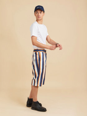 HOMME メンズ 【Outlet】RD44 BERMUDA バミューダパンツ ネイビー