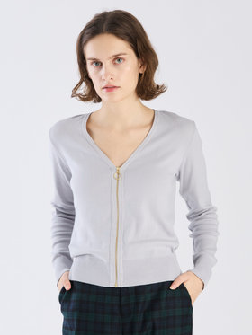 FEMME ウィメンズ 【Outlet】J155 CARDIGAN Vネックカーディガン グレー