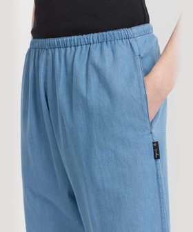 FEMME ウィメンズ デニム シャンブレー パンツ "Vietnam" ブルー