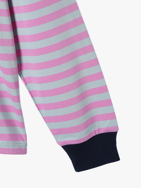 FEMME ウィメンズ agnes b. × HH L/S Marine Border Tee ライトブルー