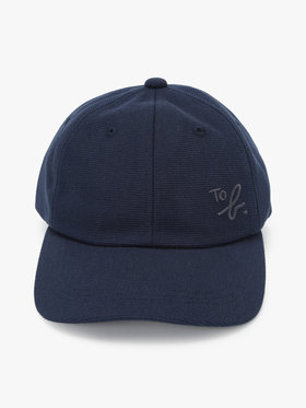 To b. by agnès b. 【Outlet】"To b."ロゴ刺繍 キャップ ネイビー