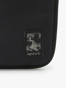 VOYAGE メンズ バッグ＆ウォレット ナイロン パスポート ケース "Trip" ZAH02-06 ブラック