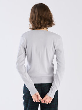 FEMME ウィメンズ 【Outlet】J155 CARDIGAN Vネックカーディガン グレー