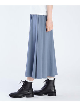 FEMME ウィメンズ コットン ロング フレアスカート ”Milaine” グレー