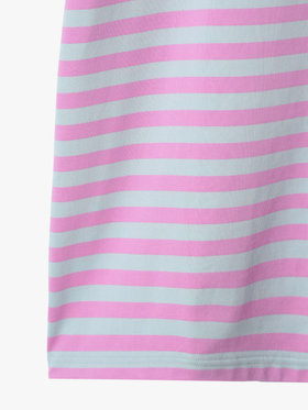 FEMME ウィメンズ agnes b. × HH L/S Marine Border Tee ライトブルー