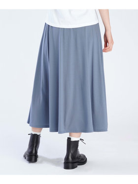 FEMME ウィメンズ コットン ロング フレアスカート ”Milaine” グレー